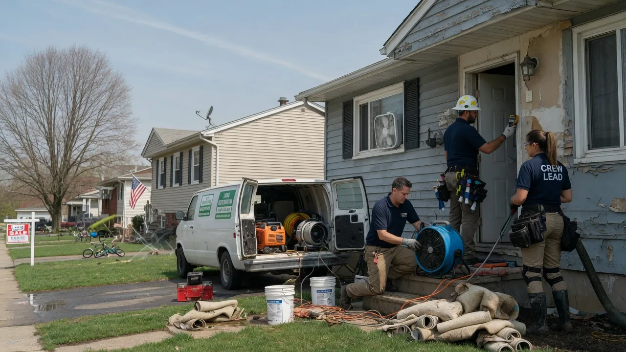 Flood Cleanup in Mauricetown, NJ near me